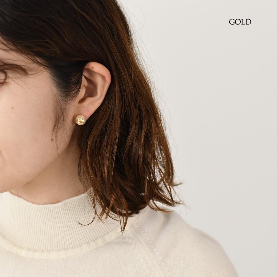 VALENTINO ヴァレンティノ ピアス アクセサリー ジュエリー 1W2J0E35 UXM シグネチャー パールピアス GOLD ゴールド ロゴ 人気 ギフト | VALENTINO | 01