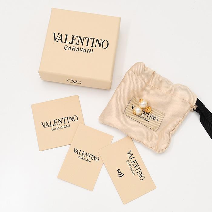 VALENTINO ヴァレンティノ ピアス アクセサリー ジュエリー 1W2J0E35 UXM シグネチャー パールピアス GOLD ゴールド ロゴ 人気 ギフト | VALENTINO | 05