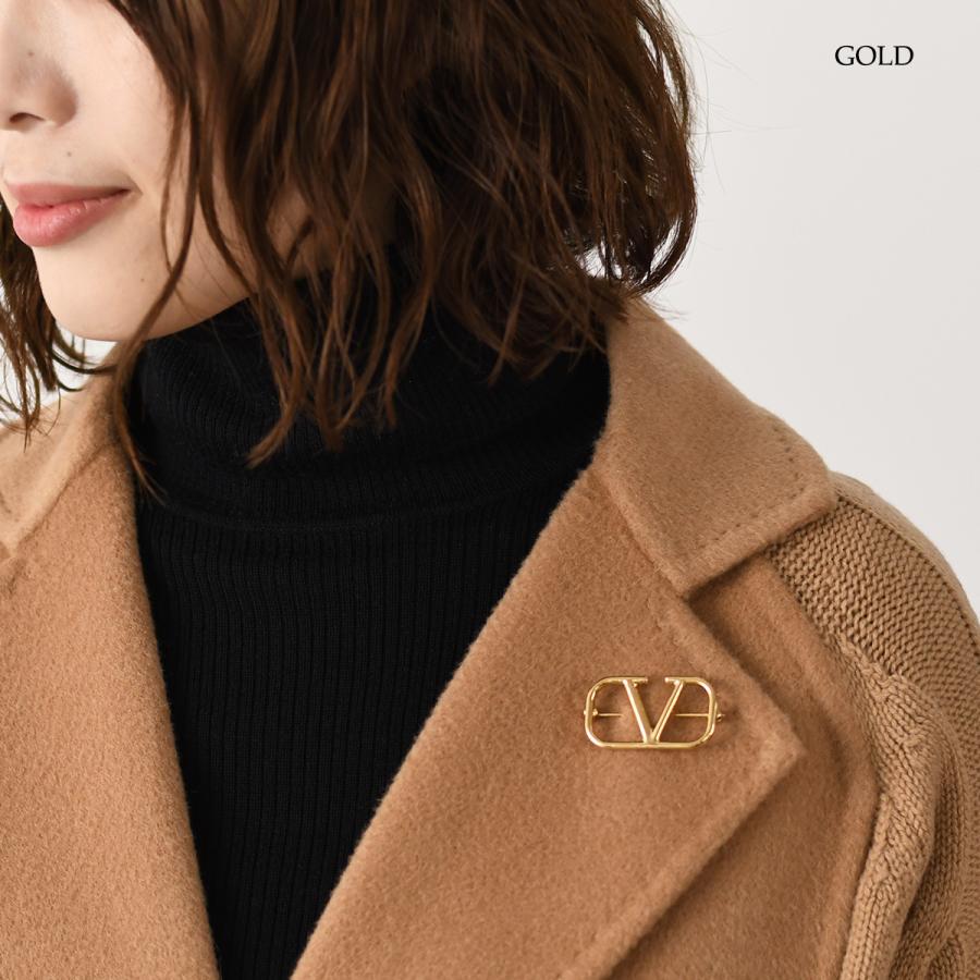 VALENTINO ヴァレンティノ ブローチ アクセサリー Vロゴ VALENTINO ヴァレンティノ ブローチ アクセサリー Vロゴ