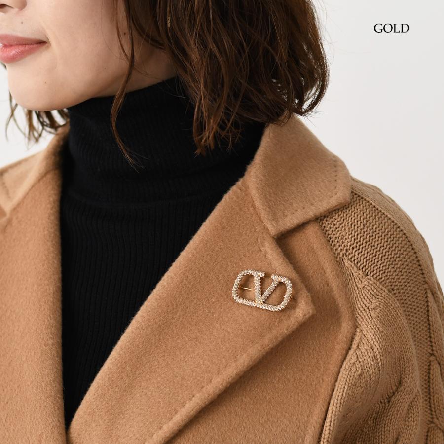 VALENTINO ヴァレンティノ ブローチ アクセサリー Vロゴ VALENTINO ヴァレンティノ ブローチ アクセサリー Vロゴ