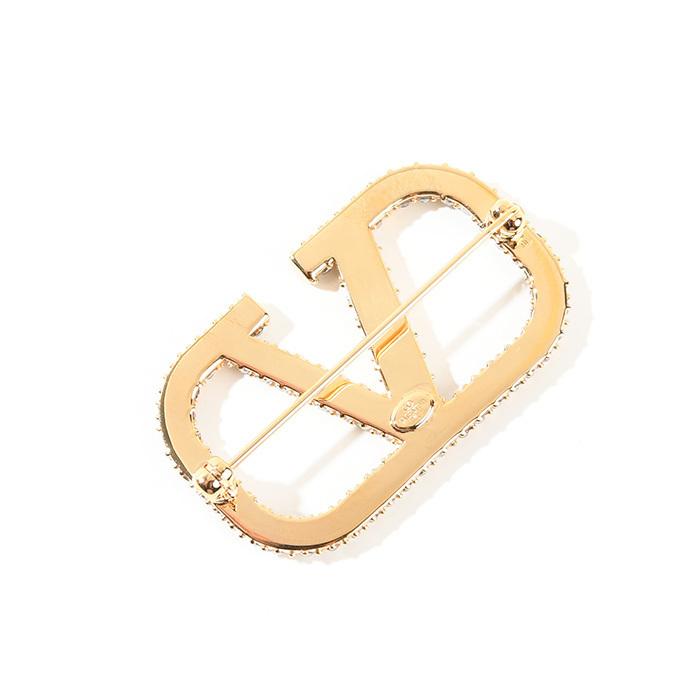 VALENTINO ヴァレンティノ ブローチ アクセサリー Vロゴ VALENTINO ヴァレンティノ ブローチ アクセサリー Vロゴ