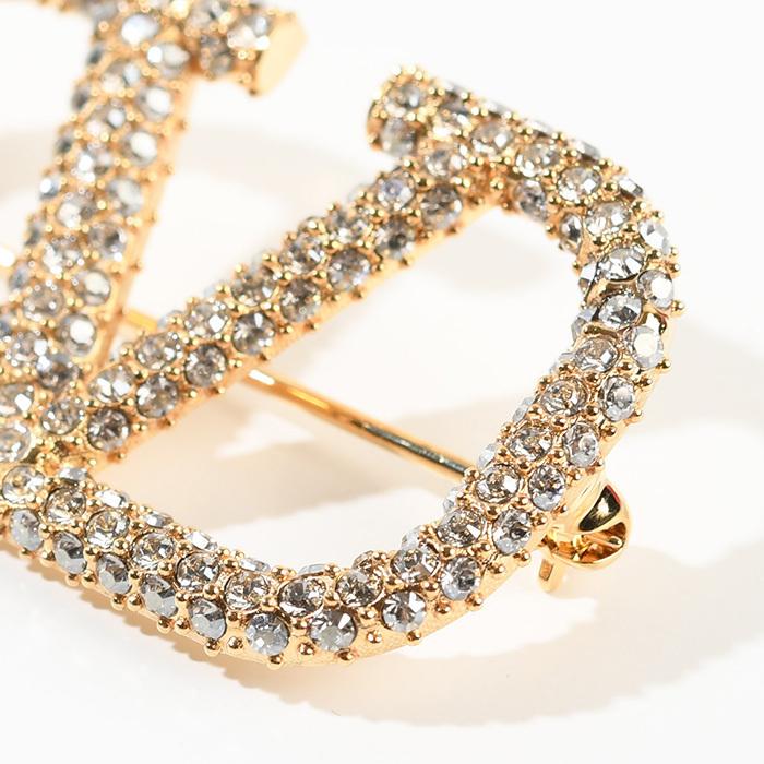 VALENTINO ヴァレンティノ ブローチ アクセサリー Vロゴ VALENTINO ヴァレンティノ ブローチ アクセサリー Vロゴ