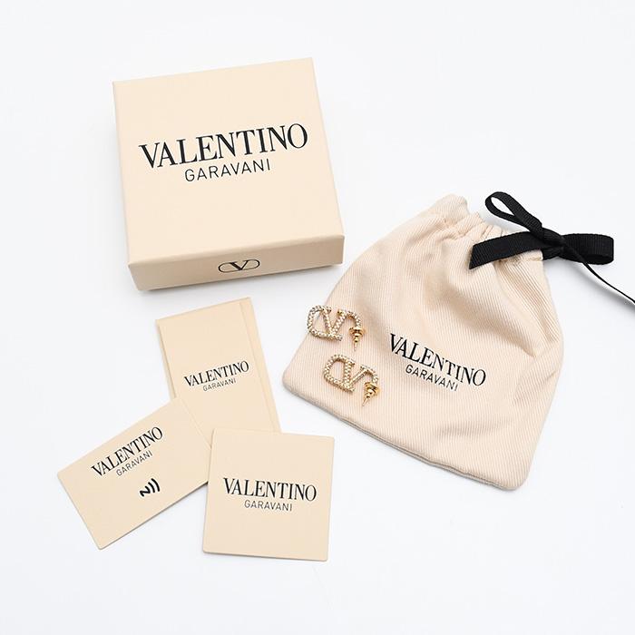 VALENTINO ヴァレンティノ ピアス 片耳 ロゴ シルバー 美品 VALENTINO ヴァレンティノ ピアス 【公式通販】