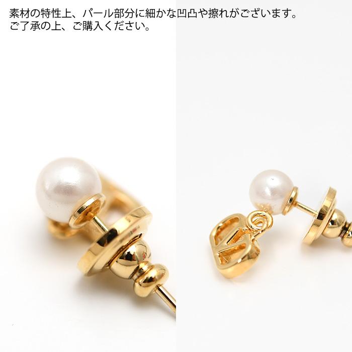 【ラスト1点】VALENTINO ヴァレンティノ バレンチノ ピアス アクセサリー Vロゴ シグネチャー メタル x パール J0X81 DHC レディースの画像