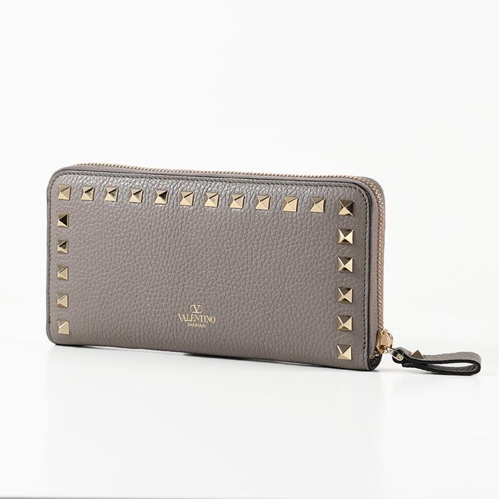 VALENTINO（ヴァレンティノ） 財布 長財布 ロックスタッズ グレイン