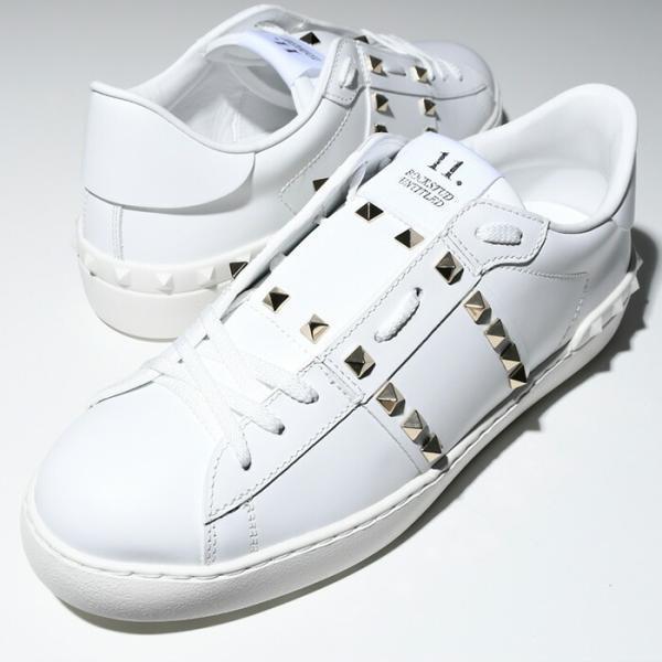 純正品モール VALENTINOロックスタッズ アンタイトルドスニーカー37