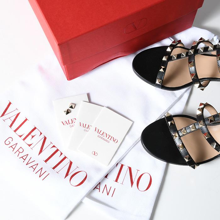 VALENTINO ヴァレンティノ ブラウン フラット 本革 サンダル36.5-