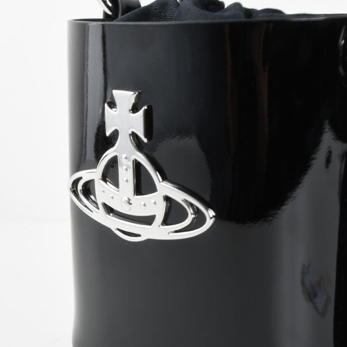 ★vivienne westwood★DAISY ロゴ バケットバッグ / クリスタル Vivienne Westwood ヴィヴィアンウエストウッド バッグ SHINY