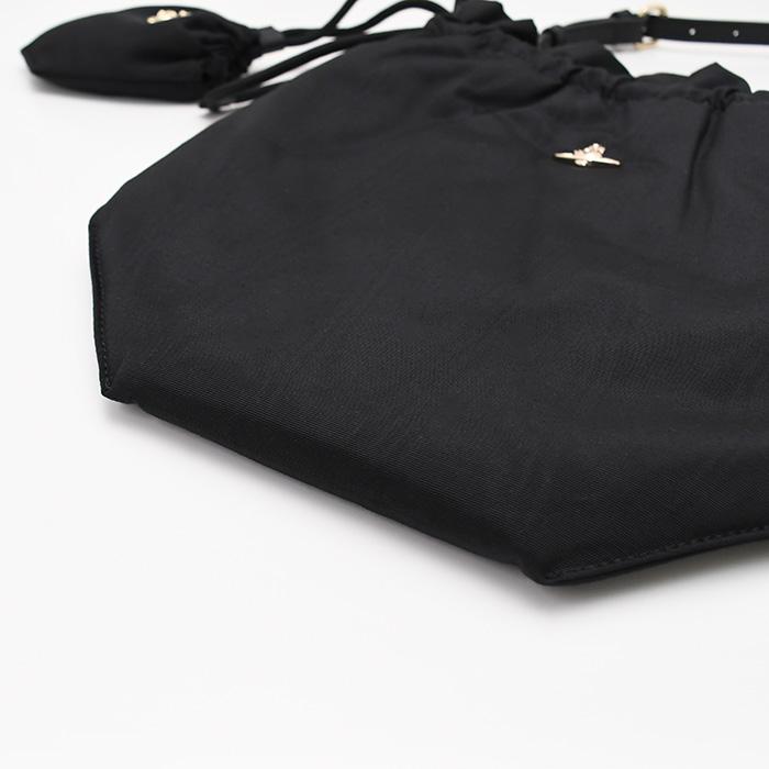 Vivienne Westwood 巾着型バック ブラックジャンク品 Vivienne