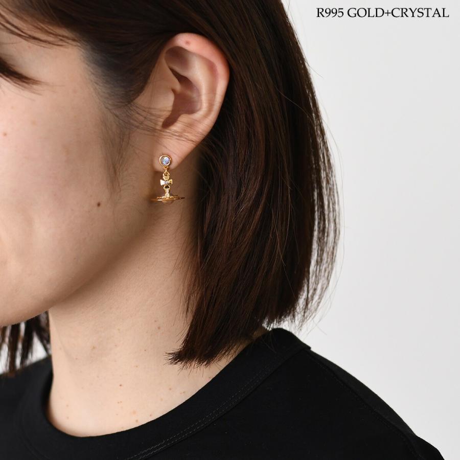 【ポイント5倍】Vivienne Westwood ヴィヴィアン ウエストウッド アクセ プチ オーブ ピアス 62020032 レディース ゴールドの画像