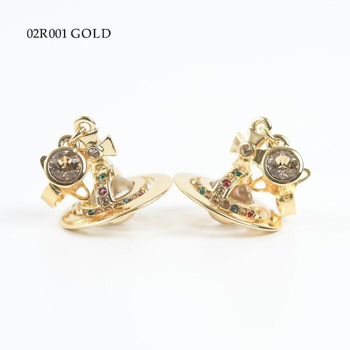 【ポイント5倍】Vivienne Westwood ヴィヴィアン ウエストウッド アクセ プチ オーブ ピアス 62020032 レディース ゴールドの画像