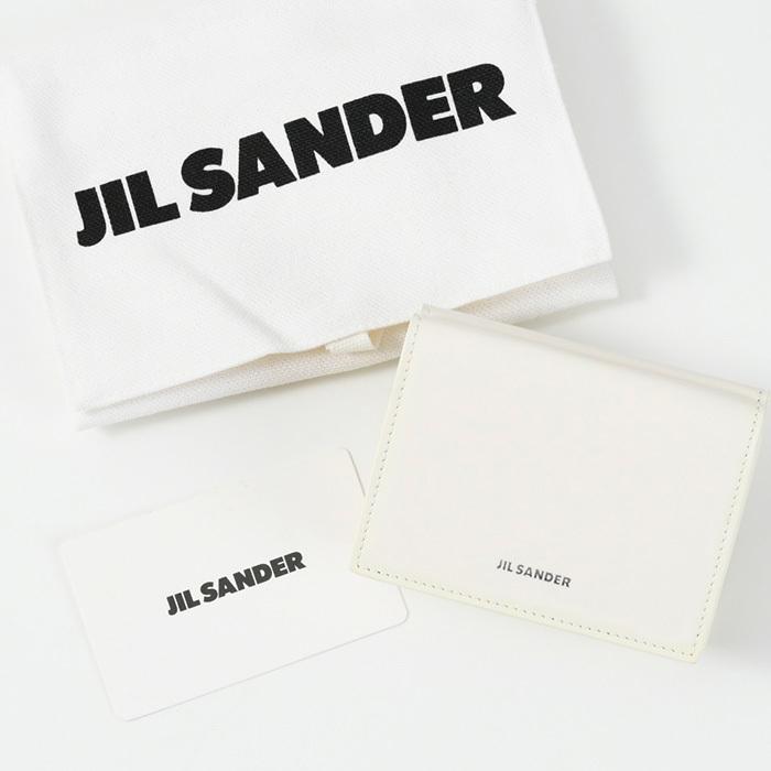 や*た様 未使用品　JIL SANDER ホワイト三つ折り財布 ジルサンダー JIL SANDER J25UI0005 P5995 三つ折り財布