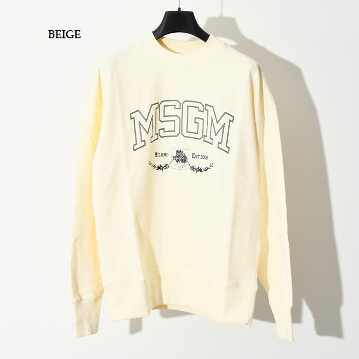 【国内即発】MSGM ロゴプリントスウェットシャツ 訳あり♪ MSGM 【訳あり】MSGM エムエスジーエム トップス スウェット