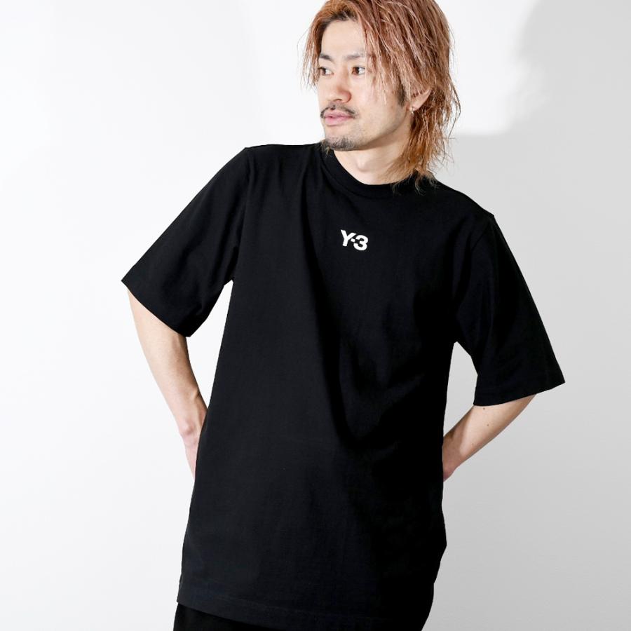 Y 3 ワイスリー ロゴ Tシャツ ロゴt センターフロントロゴtシャツ プリント メンズ トップス ブラック シンプル 半袖 ギフト Hg6091 クルーネック おすすめ Y3 Hg6091 セレクトショップ Felice Yahoo 店 通販 Yahoo ショッピング
