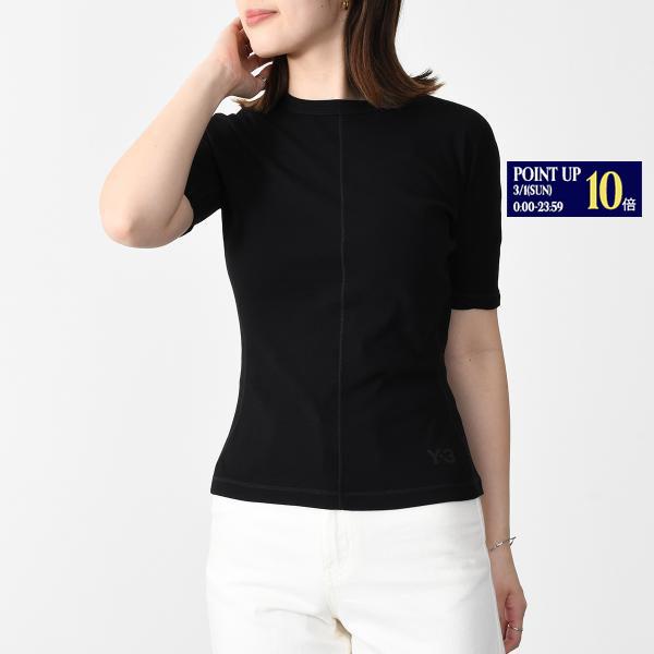 Y-3 ワイスリー Tシャツ ロゴ コットン HY1249 レディース ブラック 黒 