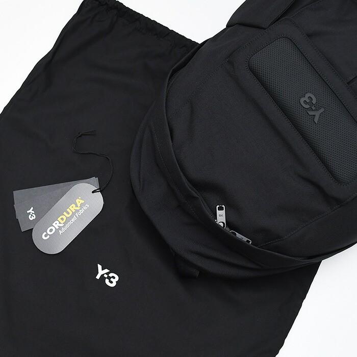 Y-3 ワイスリー バックパック リュック バッグ BACKPACK SMALL JV9721 メンズ ユニセックス ブラック ナイロン A4収納可能 ジッパー開閉 マグネットポケットの画像