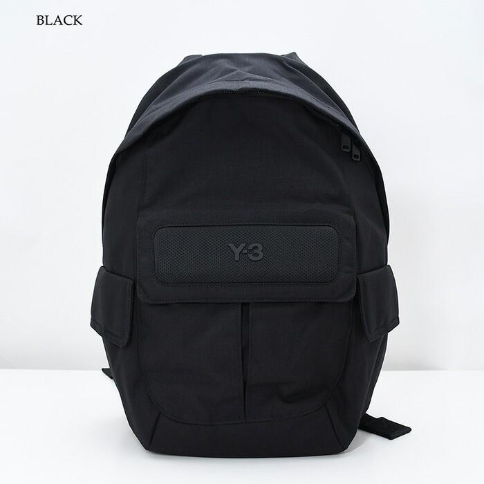 Y-3 ワイスリー バックパック リュック バッグ BACKPACK SMALL JV9721 メンズ ユニセックス ブラック ナイロン A4収納可能 ジッパー開閉 マグネットポケットの画像