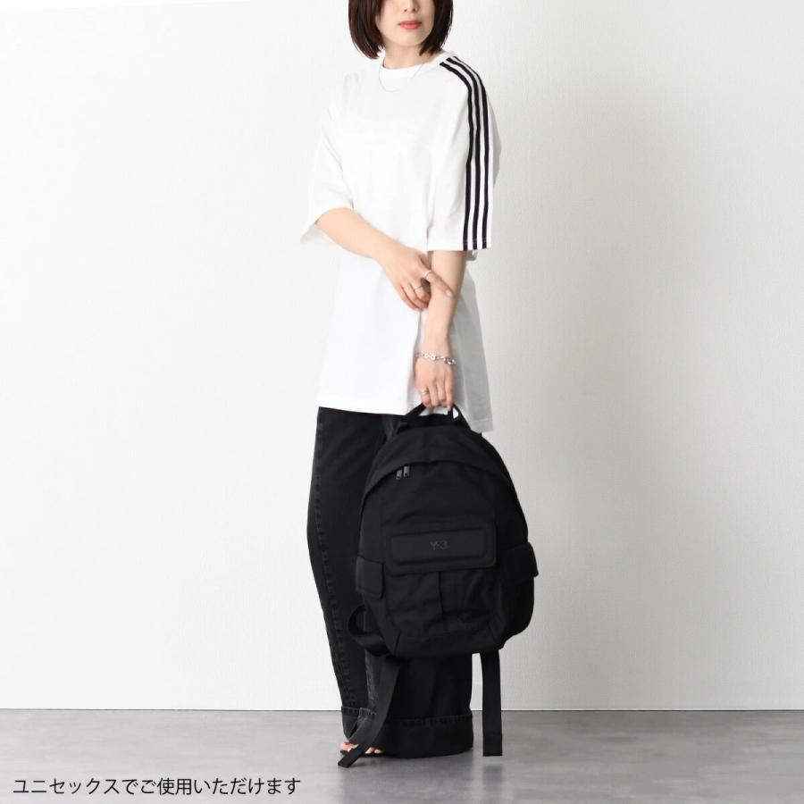Y-3 ワイスリー バックパック リュック バッグ BACKPACK SMALL JV9721 メンズ ユニセックス ブラック ナイロン A4収納可能 ジッパー開閉 マグネットポケットの画像