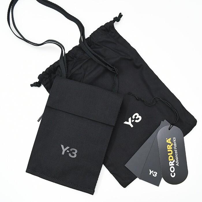 Y-3 ワイスリーショルダーバッグ サコッシュ X-BODY POUCH JZ8062 メンズ ユニセックス ブラック ナイロン ポーチ ショルダー ポシェット スナップボタン開閉_10