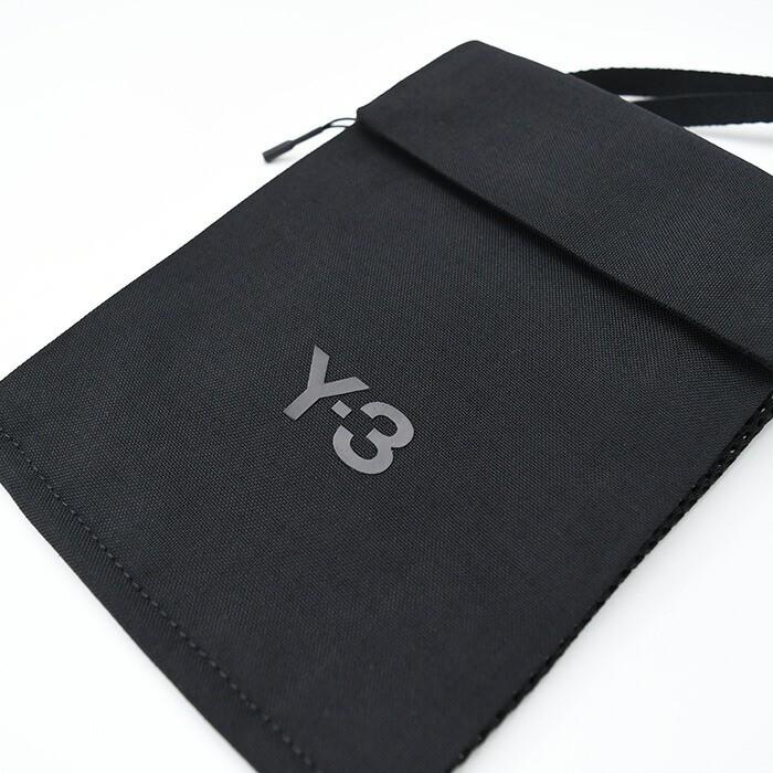 Y-3 ワイスリーショルダーバッグ サコッシュ X-BODY POUCH JZ8062 メンズ ユニセックス ブラック ナイロン ポーチ ショルダー ポシェット スナップボタン開閉_7