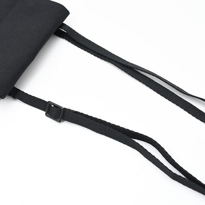 Y-3 ワイスリーショルダーバッグ サコッシュ X-BODY POUCH JZ8062 メンズ ユニセックス ブラック ナイロン ポーチ ショルダー ポシェット スナップボタン開閉_9