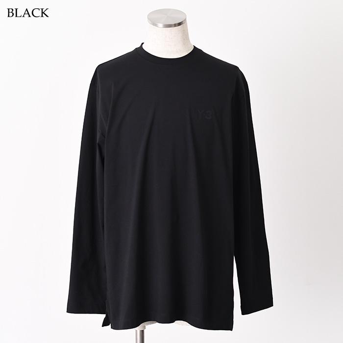 【Yos】Y-3 ワイスリー 長袖シャツ ブラック Lサイズ Y-3 ワイスリー Tシャツ トップス LOGO LONG SLEEVE TEE KQ9778 メンズ