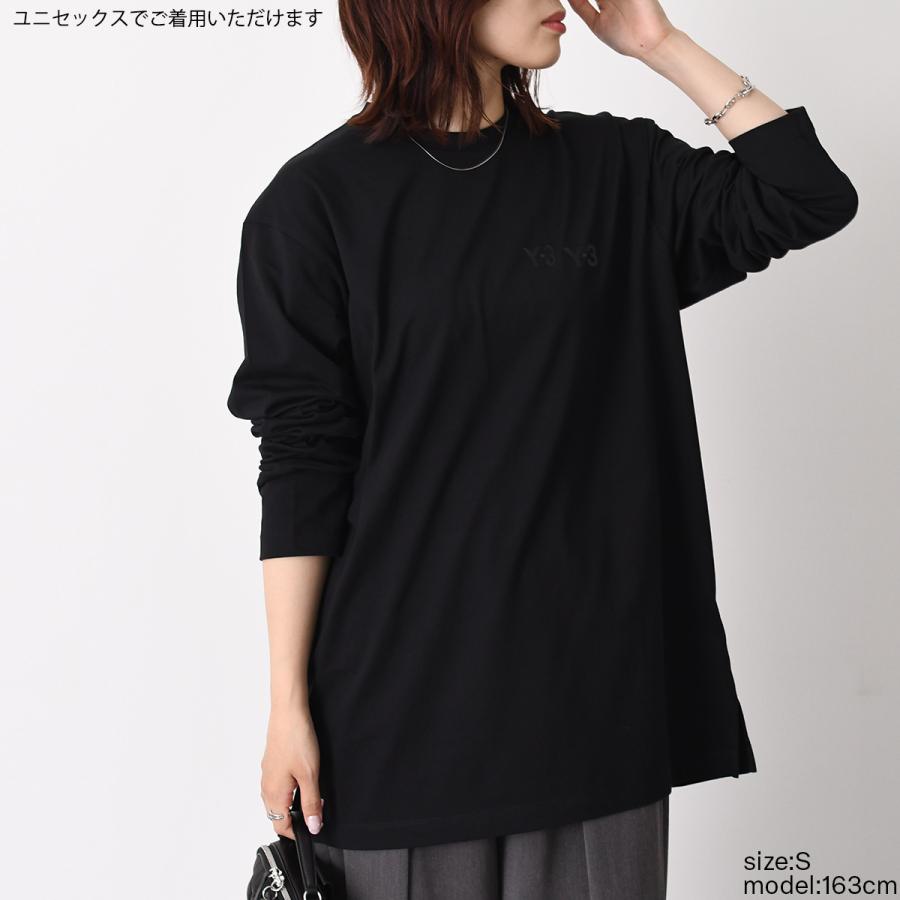 Y-3 ワイスリー Tシャツ トップス LOGO LONG SLEEVE TEE KQ9778 メンズ