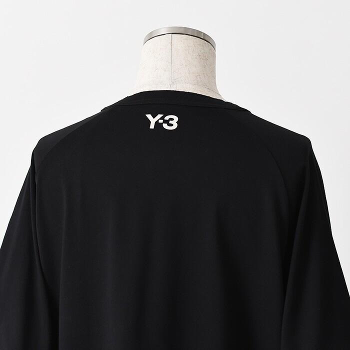 Y-3 ワイスリー Tシャツ トップス RAW EDGE 3 STRIPES SHORT SLEEVE
