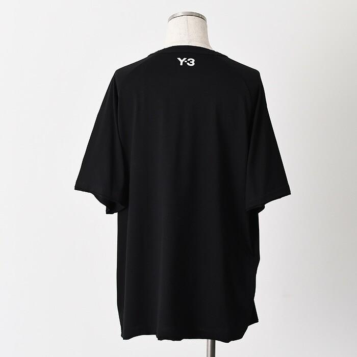 Y-3 ワイスリー Tシャツ トップス RAW EDGE 3 STRIPES SHORT SLEEVE