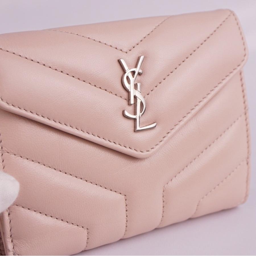 イヴ サンローラン 財布 折りたたみ財布 Saint Laurent Loulou ルル 二つ折り財布 Light Pink Grey ミニ財布 コンパクト財布 Ysl Ysl Lc セレクトショップ Felice Yahoo 店 通販 Yahoo ショッピング