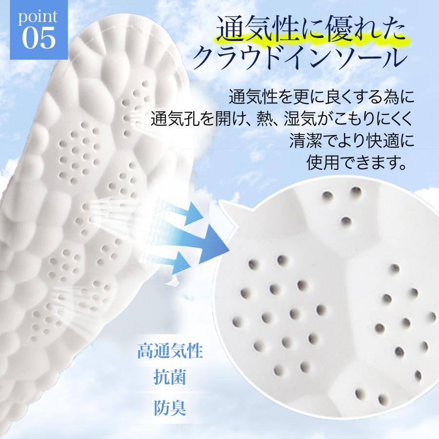 インソール 中敷き 疲れない 足底筋膜炎 衝撃吸収 立ち仕事 足が疲れない 扁平足 スニーカー 靴 中敷 | ブランド登録なし | 11