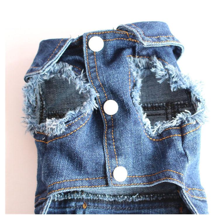 犬 服 デニム gジャン ウェアー 犬の服 小型犬 ジーンズ : Select