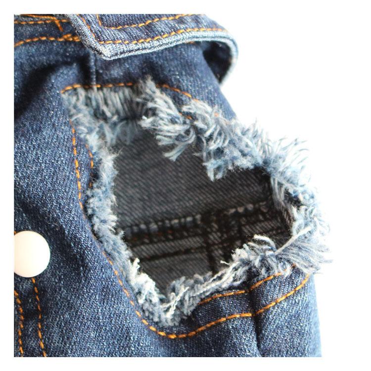 犬 服 デニム gジャン ウェアー 犬の服 小型犬 ジーンズ : Select