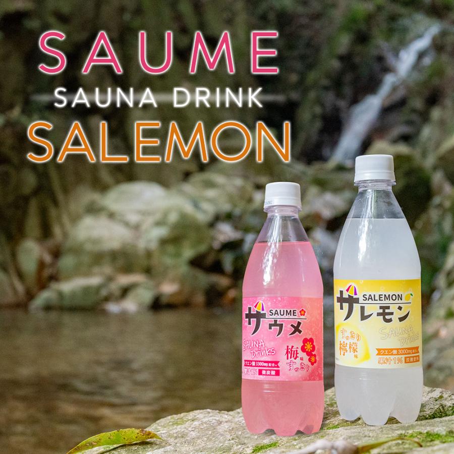 セール 10%OFF 】サウナドリンク サレモン クエン酸 500ml ペット