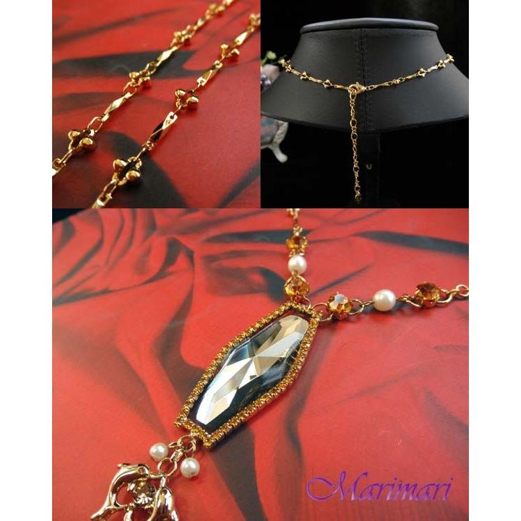 SWAROVSKI（スワロフスキー） イルカモチーフ スワロフスキー＆パール 