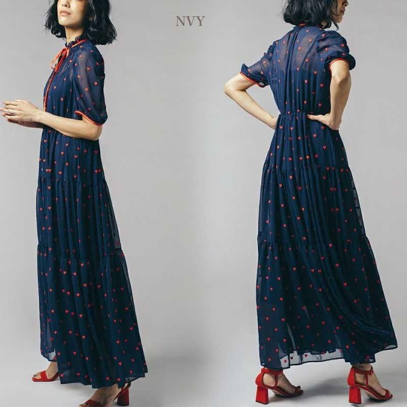 Sale50 Off Double Standard Clothing ダブルスタンダードクロージング 通販 Dsc シフォンハート柄刺繍リボンワンピース 01 181 212 セレクトショップムー Paypayモール店 通販 Paypayモール
