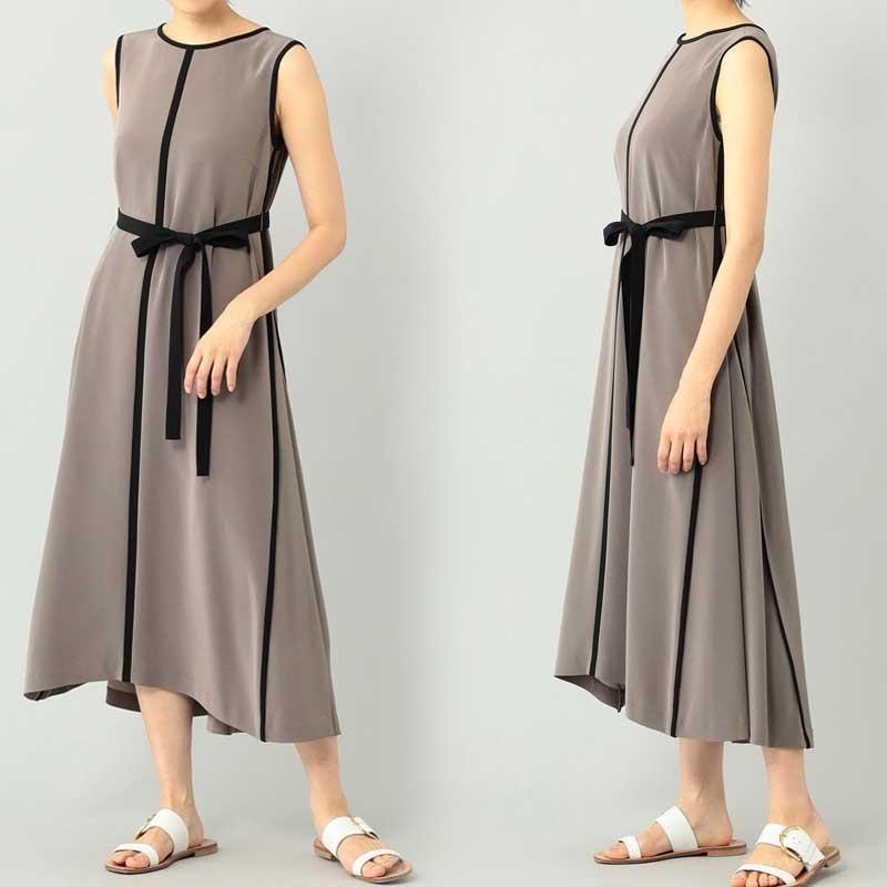 Grace Continental グレースコンチネンタル 通販 バイカラートリミングドレス レディース 21春夏 ワンピース セレクトショップムー ヤフー店 通販 Yahoo ショッピング