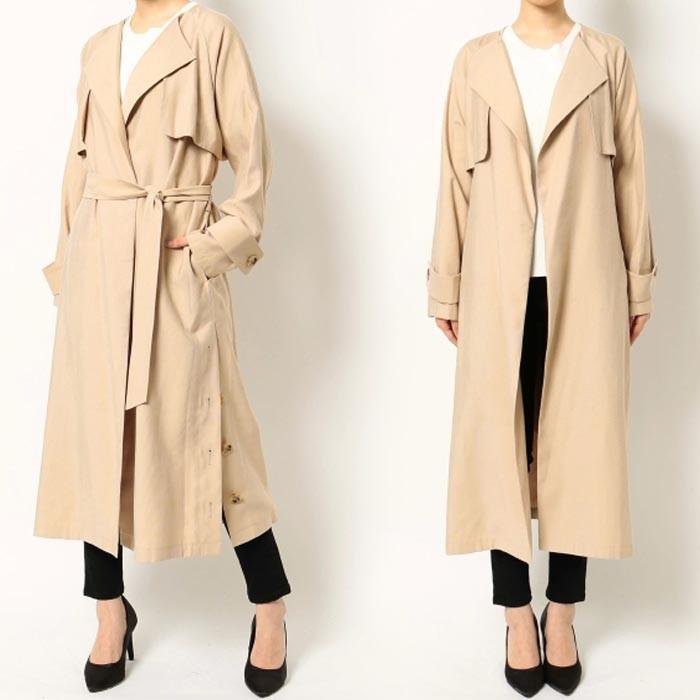 Sale50 Off Lagunamoon ラグナムーン 通販 ノーカラーラペルコート セレクトショップムー 通販 Yahoo ショッピング