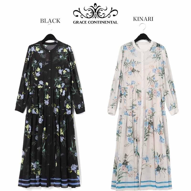 春夏sale30 Off Grace Continental グレースコンチネンタル 通販 マルチフラワーロングワンピース レディース 21春夏 セレクトショップムー 通販 Yahoo ショッピング