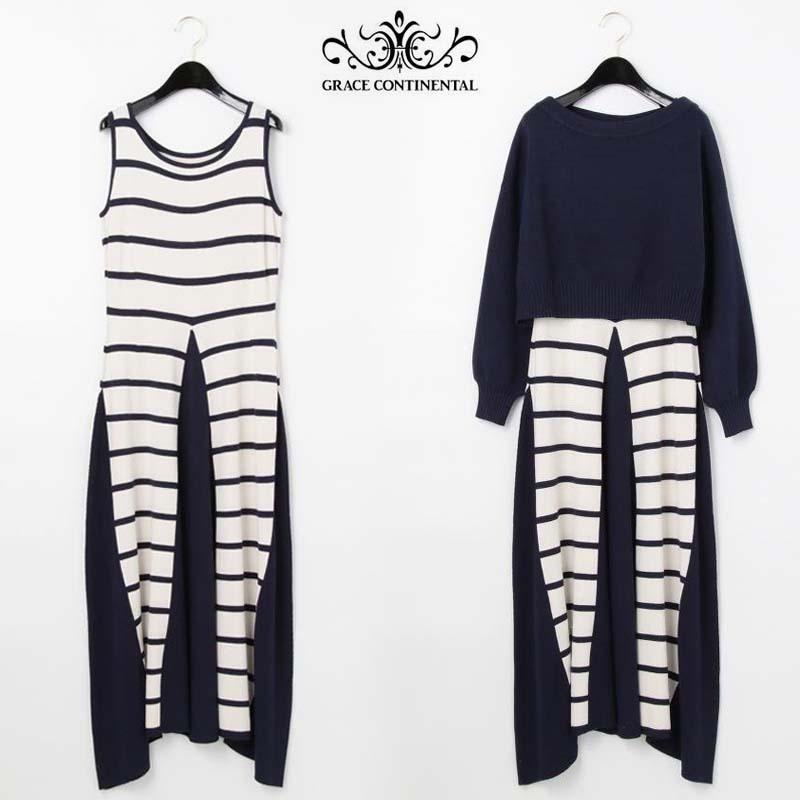 Sale50 Off Grace Continental グレースコンチネンタル 通販 リブフレアsetワンピース レディース 21春夏 セレクトショップムー ヤフー店 通販 Yahoo ショッピング
