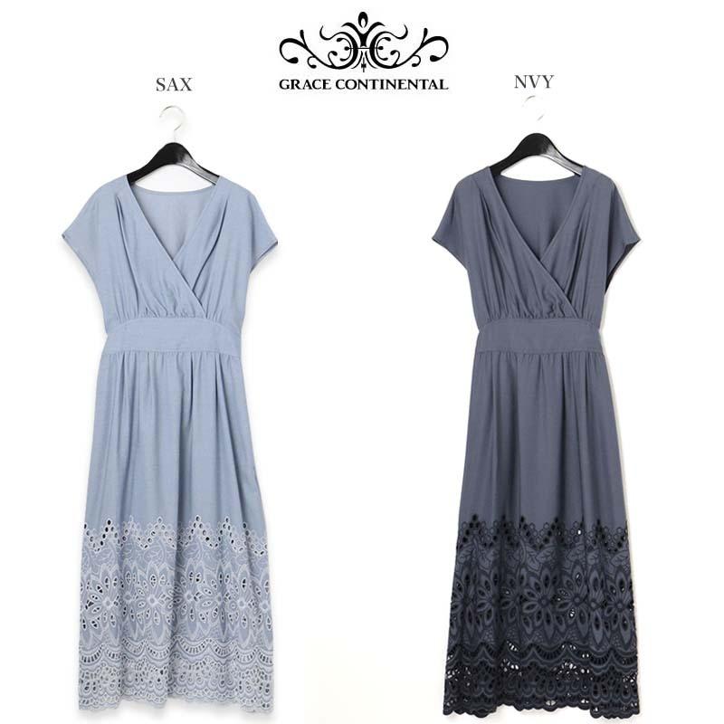 最新コレックション 春夏sale30 Off Grace Continental グレースコンチネンタル 通販 カシュクールカットワークワンピース レディース 21春夏 楽天ランキング1位 Www Ladislexia Net