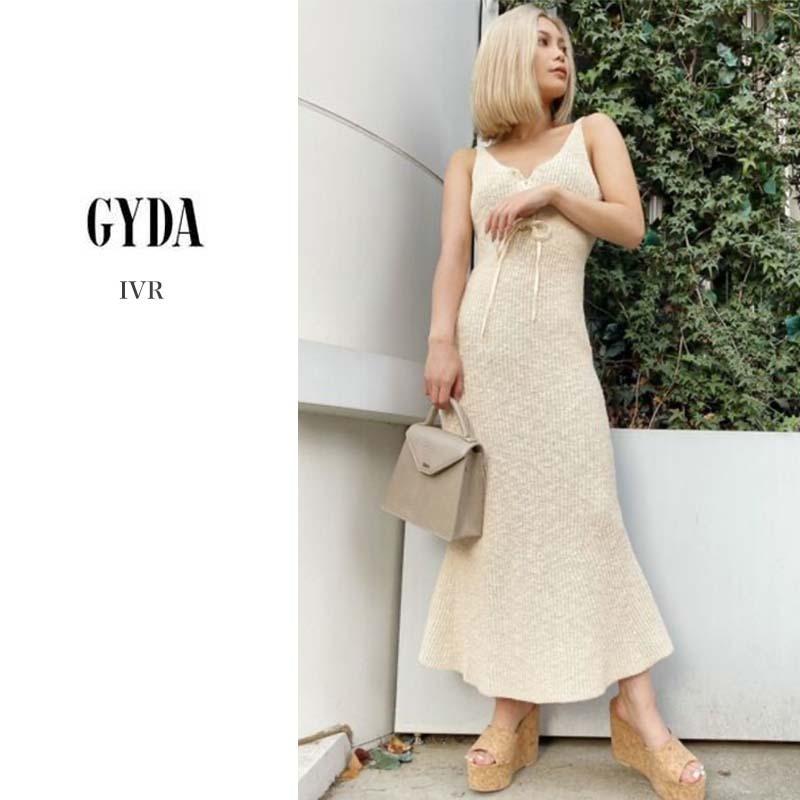 Sale50 Off Gyda ジェイダ 通販 2wayレースアップスラブニットワンピース レディース 21春夏 ロング マーメイド セレクトショップムー 通販 Yahoo ショッピング