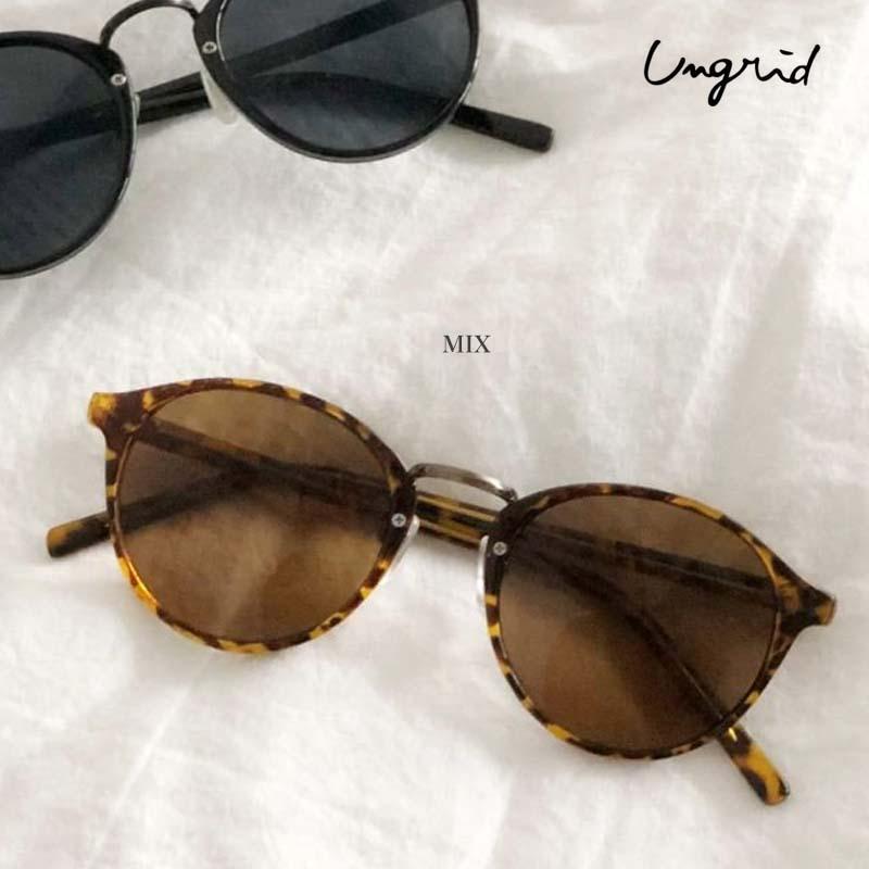Ungrid アングリッド 通販 サングラス メタルブリッジサングラス レディース 眼鏡 アクセサリー 定番 ロングセラー ブラック ミックス セレクトショップムー 通販 Yahoo ショッピング