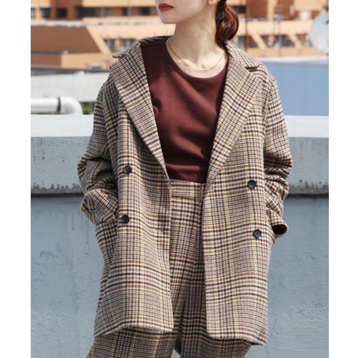 Ungrid アングリッド 通販 スリーブスリットチェックジャケット レディース 秋 アウター セレクトショップムー 通販 Paypayモール