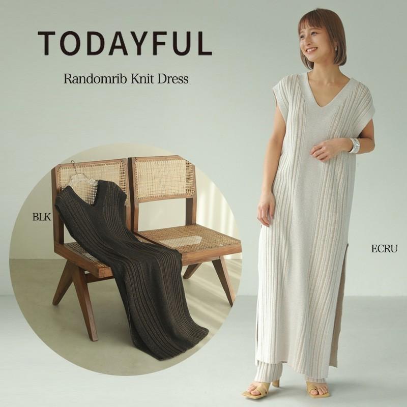 Sale Off Todayful 21夏 トゥデイフル ワンピース Randomrib Knit Dress ランダムリブニットドレス セレクトショップムー 通販 Yahoo ショッピング