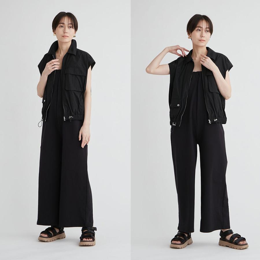SALE50%OFF emmi atelier オーガニックコットンベアオールインワン 13wco242029 レディース ベアトップ ロングパンツつなぎ 夏コーデ SALE50%OFF emmi atelier オーガニックコットンベアオールインワン 13wco242029 レディース ベアトップ ロングパンツつなぎ 夏コーデ