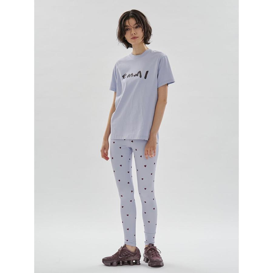 emmi yoga（エミヨガ） エミ ウェア ペイントemmiロゴTシャツ UVカット