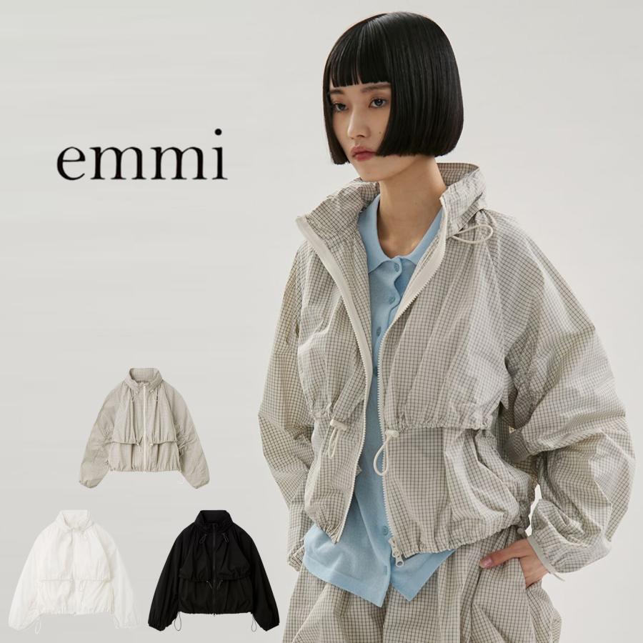 emmi yoga（エミヨガ） (予約)エミ ウェア ドロストナイロンブルゾン