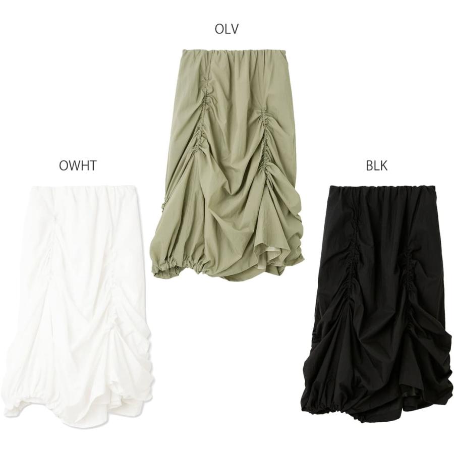 SALE30%OFF emmi atelier エミ アトリエ 撥水変形シャーリングスカート