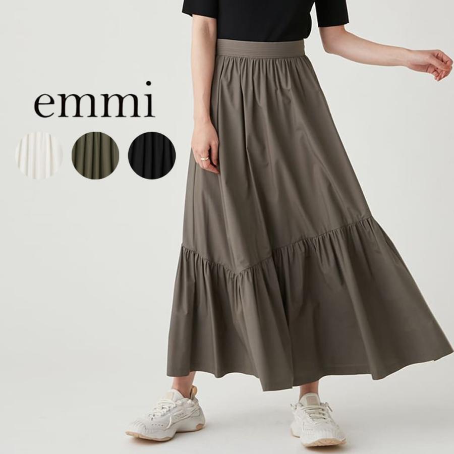 SALE40%OFF エミ アトリエ emmi atelier ウェスト切り替えティアード  